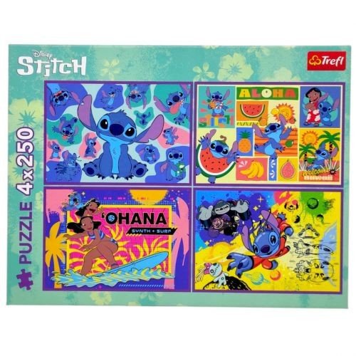 Пазли 4в1 "Ліло і Стіч. Дивовижний Стіч"