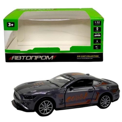 Машинка металева "Автопром. ФОРД МУСТАНГ" (СІРИЙ)