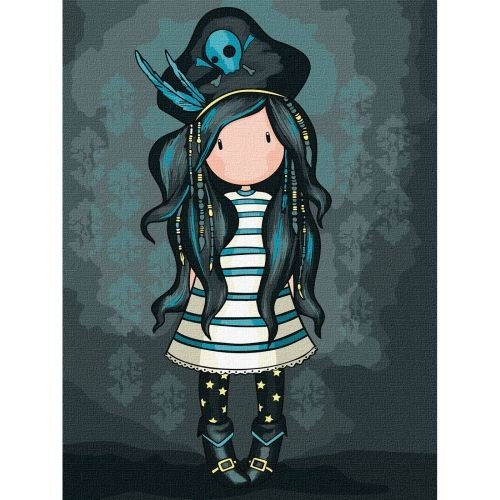 Картина за номерами "Black Pearl Santoro Gorjuss Collection" 30х40 см