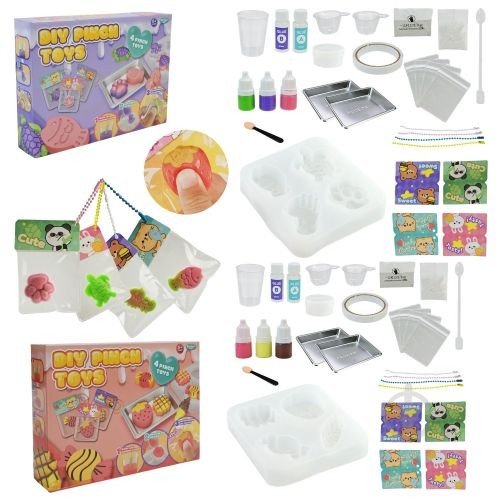 Набір для творчості  2 види мікс, створення унікальних сквіш-аксесуарів, у короб. 22*16*4,3см