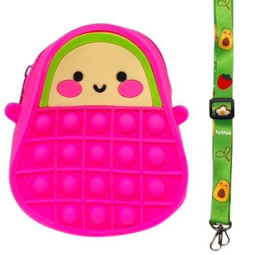 Дитяча сумочка POP IT (силікон) РОЖЕВИЙ