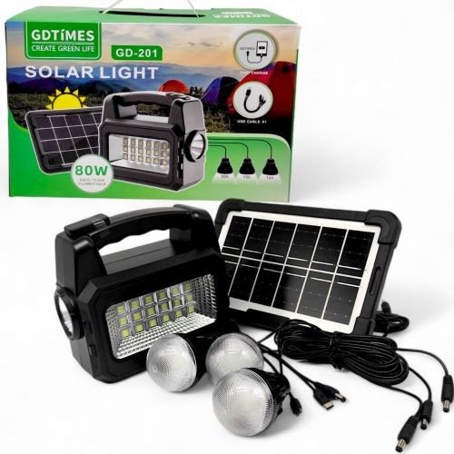 Автономна зарядна система з ліхтарем