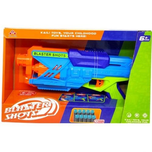 Бластер на поролонових патронах з присосками