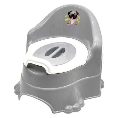 Горщик дитячий СІРИЙ (ПЕСИК)