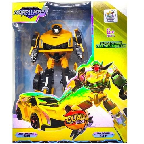 Трансформер (робот / спортивне авто) жовтий