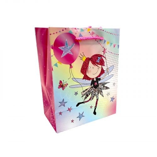 Пакет паперовий 18х23х10 см, фея