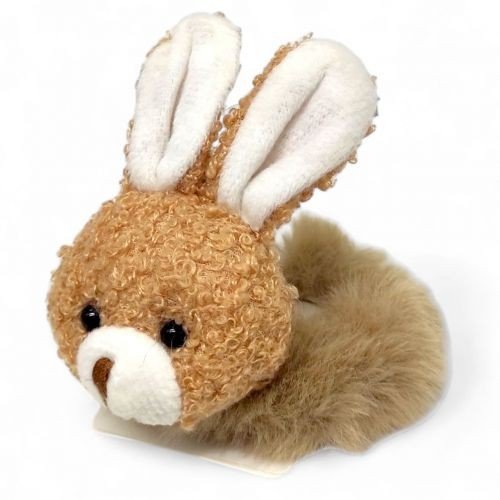 Резинка для волосся ЗАЙЧИК (КОРИЧНЕВИЙ)