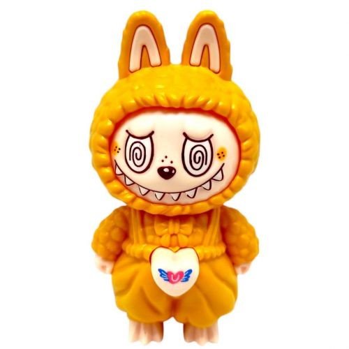 Іграшка-брелок "Лабубу/LABUBU", змінює обличчя (ПІСОЧНИЙ)