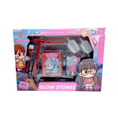 Розкопки "Кристали" інструменти, гіпсовий брикет, в коробці