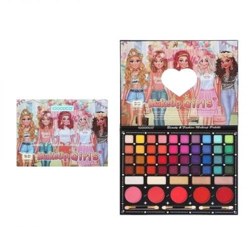 Косметика 40 кольорів тіней, хайлайтери, у коробці