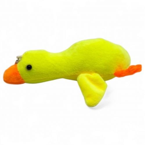 Мяка іграшка-брелок Гусак 15 см (ЖОВТИЙ)