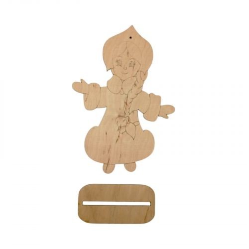 Деревʼяна Розмальовка. Снігуронька укр-ру