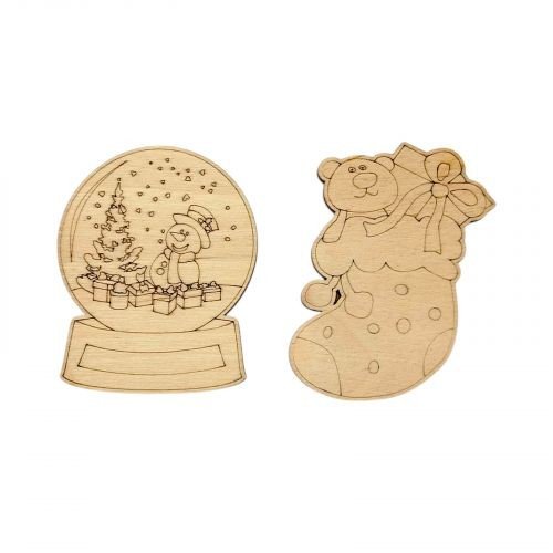 Новорічні магнітики (2шт)