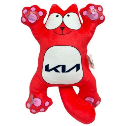 Котик Саймон на присосках 22см KIA (ЧЕРВОНИЙ)