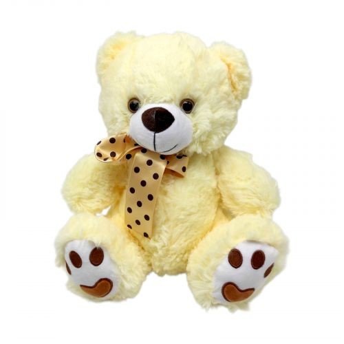 Мʼяка іграшка Ведмедик 30 см (МОЛОЧНИЙ)