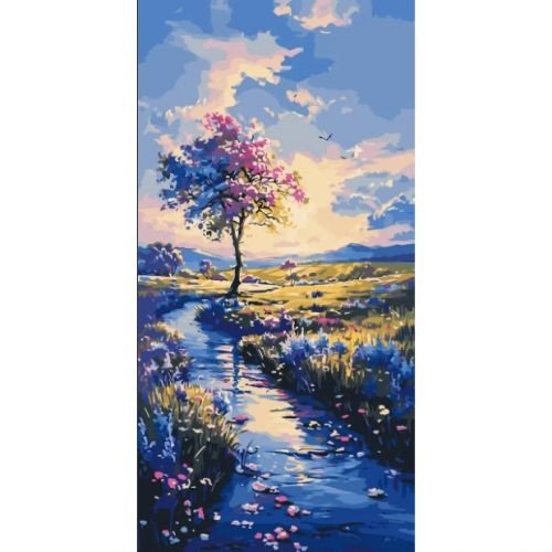 Картина за номерами "Дорога до мрії" 40*80 см