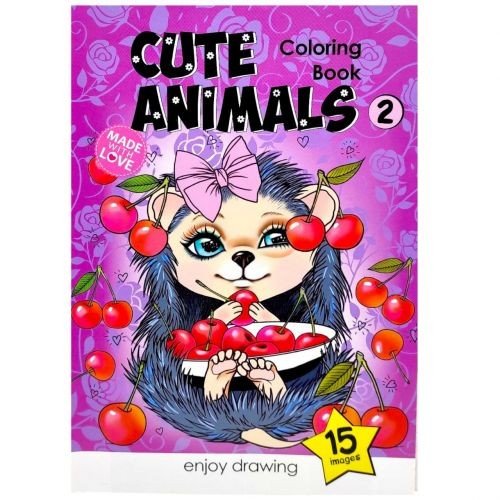 Розфарбовка,210х297 мм (CUTE ANIMALS 2)