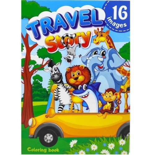 Розфарбовка,210х297 мм (TRAVEL STORY)