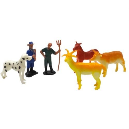 Тварини свійські з пастухами (6 фігурок у комплекті)