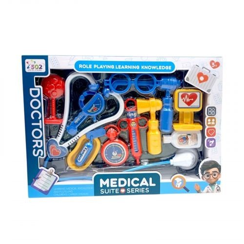 Лікар набір стетоскоп, шприц, аксес короб. 39*5,3*28