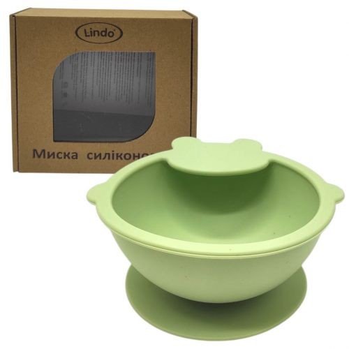 Мисочка силіконова (зелений)