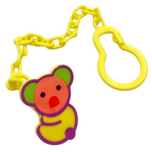 Ланцюжок для пустушки "Курносики" Коала (ЖОВТА)