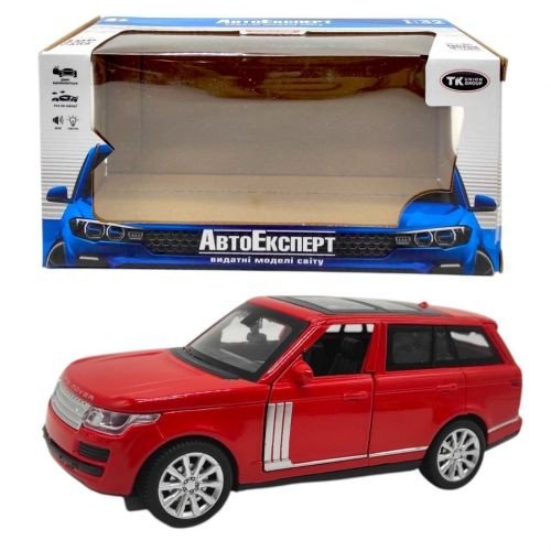 Машинка металева "Авто Експерт", 1:32, звук, світло, інерція (ЛАНД РОВЕР-ЧЕРВОНИЙ)