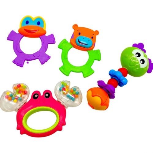 Набір брязкалець, 4 шт у пакеті