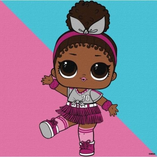 Картина за номерами  "L.O.L Surprise! Game on. Foxy" 25x25см