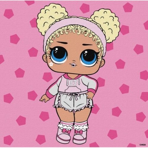 Картина за номерами "L.O.L Surprise! Game on. Flower Child" 25x25см
