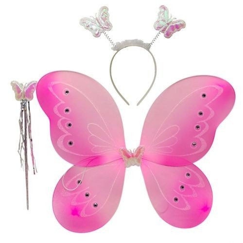 Набір метелика рожево-білий 36*48 см