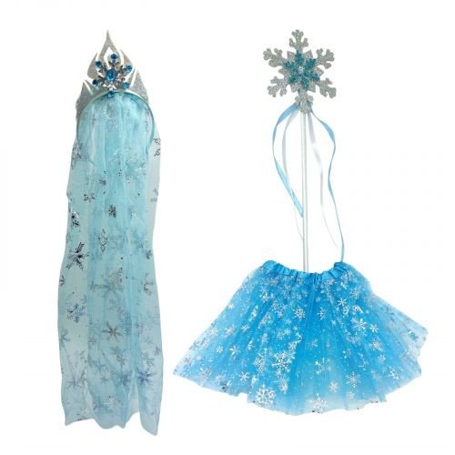 Карнавальний набір Снігова Королева блакитний