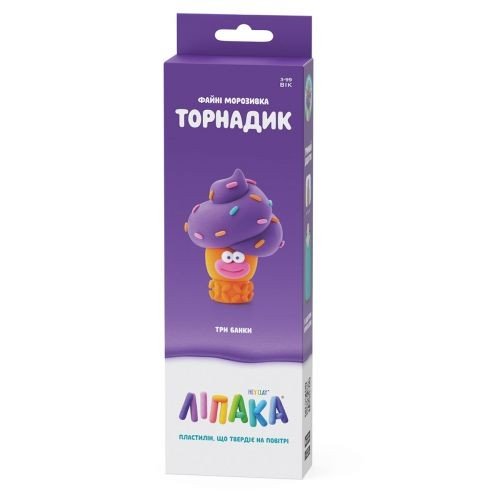Набір самозатвердівающого пластиліну Ліпака – Файні морозивка: Торнадик