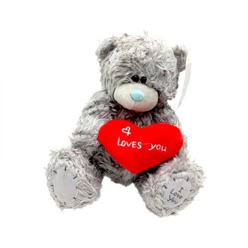 М'яка іграшка “Ведмедик”, висота 30 см (СІРИЙ)