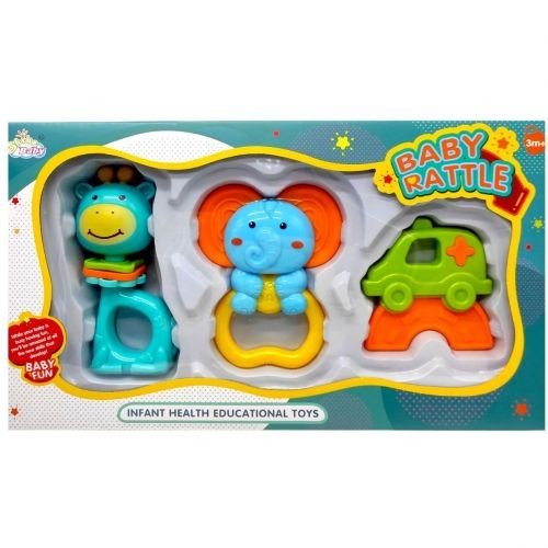 Брязкальце з прорізувачем 3шт.в кор. (ВИД 2)