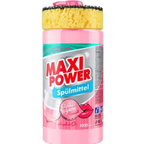 Засіб для миття посуду "MAXI POWER. Бабл Гам" 1л