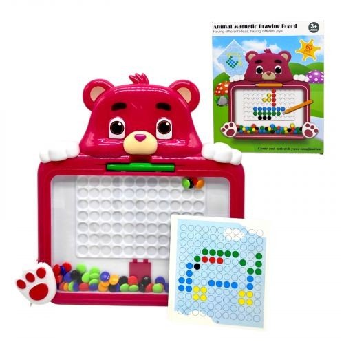 Мозаїка-магнитна дощечка з малюнками, короб.( ВЕДМЕДИК)