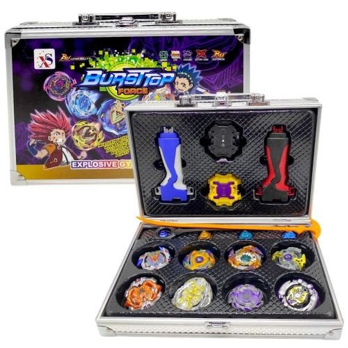 Набір бейблейдів у валізі