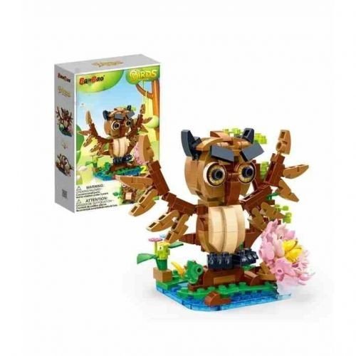 Конструктор "Пташки" (256 елм.) 2в1:Сова/Білка