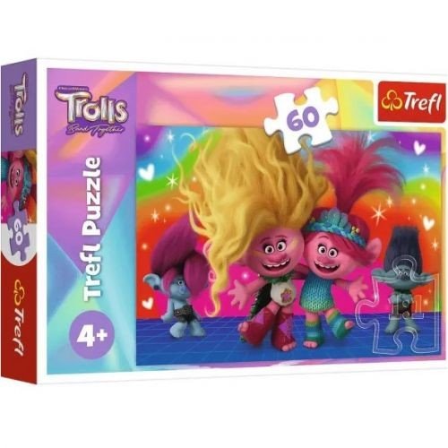 Пазли - (60 ел) - "Дружелюбні тролі"