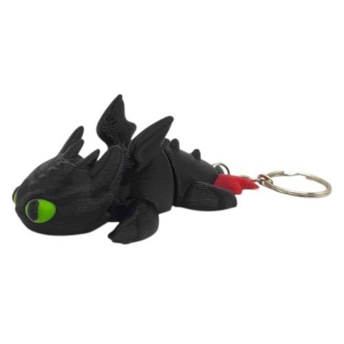 Брелок 3D друк "Як приборкати дракона. Нічна лють"