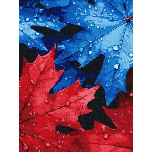 Картина за номерами "Осіння роса" 30х40 см