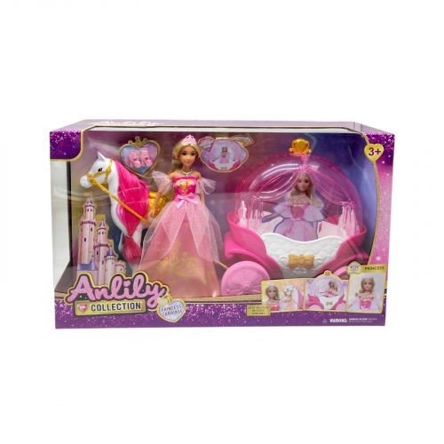 Лялька з каретою в коробці