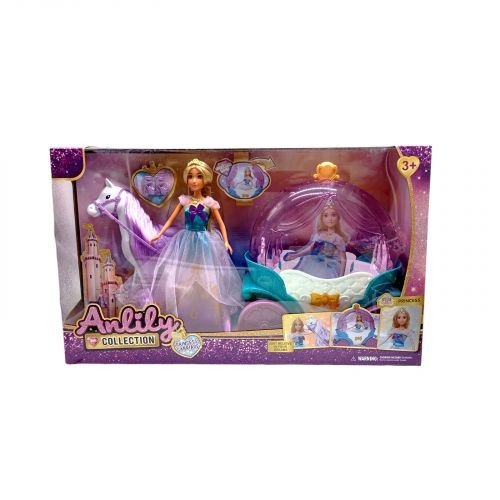 Лялька з каретою в коробці