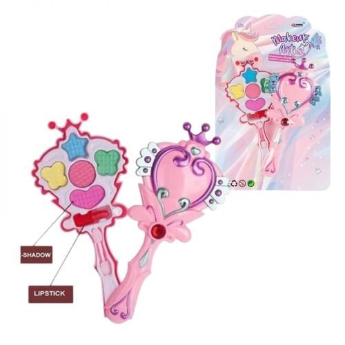 Косметикатіні для повік, помади, аплікатор, на листі