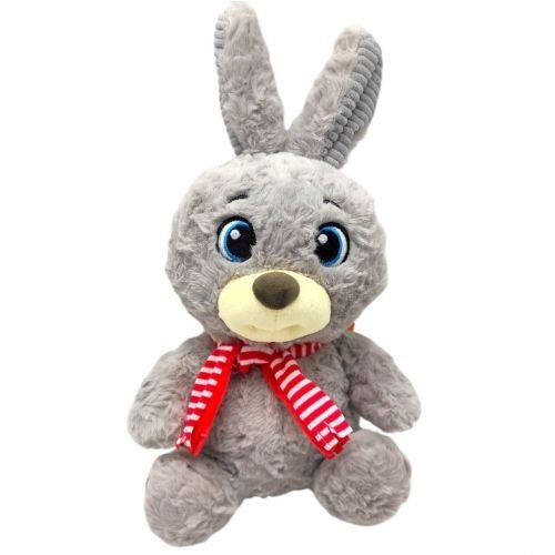 М'яка іграшка "Заєць новорічний" 26 см