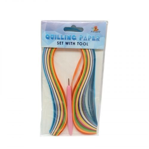 Набори паперу для квілінгу,150 аркушів,380х5мм,15кольорів