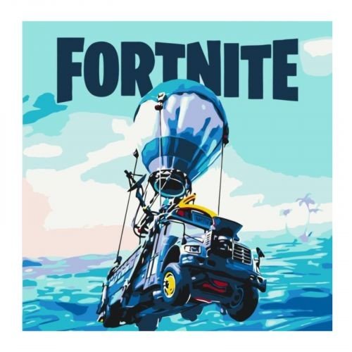 Картина за номерами Foнnite. Гра Фортнайт 30*30 см Орігамі