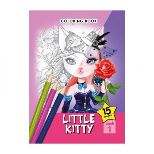 Розфарбовка А5 (LITTLE KITTY 1)