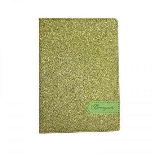 Блокнот Кожзам,А5, 80аркушів, клітинка (ЗОЛОТИСТИЙ)